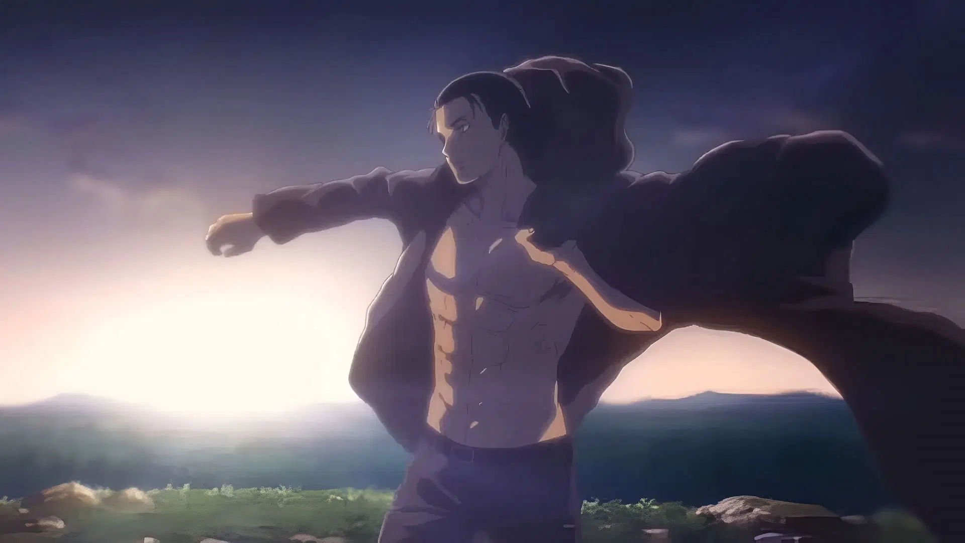 eren yeager final attack on titan anime
